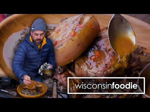 SEGMENT: Cooking Pasture Raised Berkshire Pork Chops Over An Open Hearth Stove