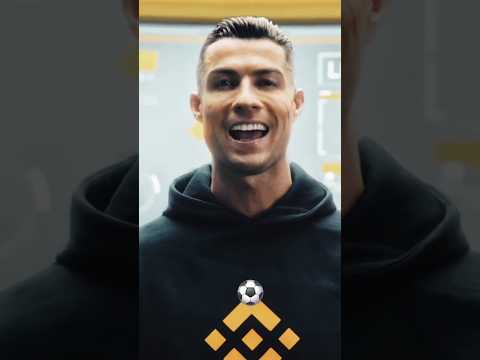 Ronaldo in crypto hub #binance  #cryptocurrency #cristianoronaldo #ronaldo #football