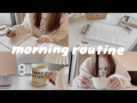 【study vlog】morning routine + time-lapse ✏️just before the examination!