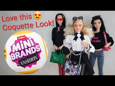 #17 Opening Mini Brands Fashion 3 with 80+ Surprises & Styling Barbies