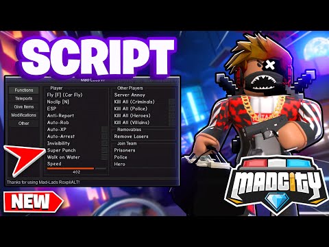 Roblox Mad City Script Hack GUI Pastebin 2023: Infinite Money, Kill All, Auto Rob & More!