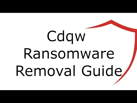 Cdqw File Virus Ransomware [.Cdqw ] Removal and Decrypt .Cdqw Files