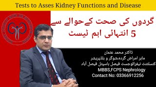 Kidney function tests|Basic Kidney tests (Urea, Creatinine) and Urine tests and their interpretation