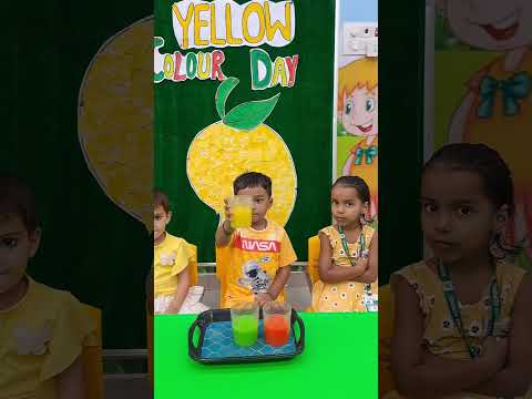 Yellow #colourday #youtubeshorts #nursery