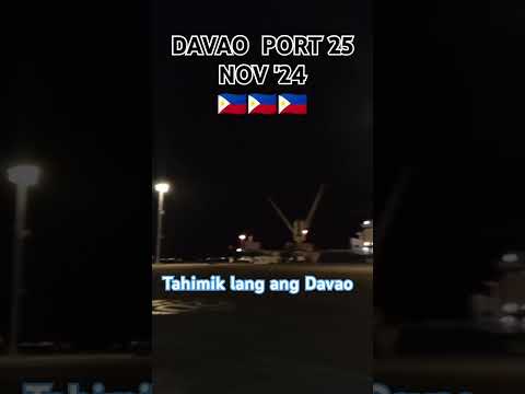 PORT OF DAVAO, TAHIMIK LANG👋#safetyalways 🇵🇭 #viralvideo 👍 #beautifulcity❤️ #godblessusalways 🇵🇭🙏