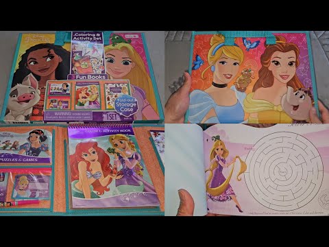 Costco Sale Item Review Bendon Disney Princess Coloring & Activity Set with Fold Out Storage Case