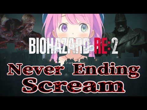 Luna's Screams and Funny Moments in RE2 Livestreams (Leon)