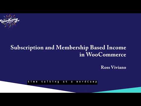 Subscription and Membership Based Income