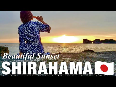 WAKAYAMA🇯🇵 Seafood BBQ and Sunset in Shirahama🌅 Japan Travel Vlog!! Japanese countryside