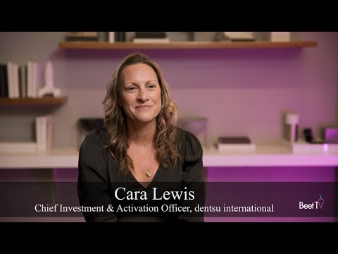 The Inspiring Underdog: Dentsu’s Cara Lewis: On Addressable TV’s Growth