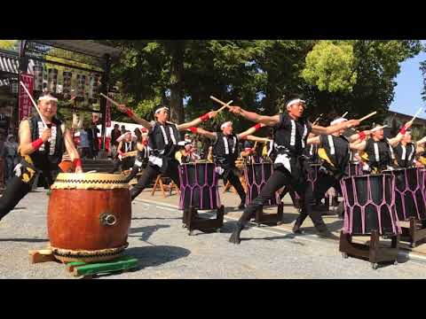 芥川高校和太鼓部　神服神社　2018　大祭