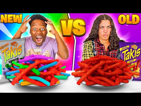 NEW VS OLD FOOD CHALLENGE #2