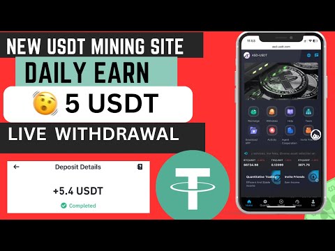 New ASD-USDT mining site | best trusted earning website | daily income 5 Usdt website