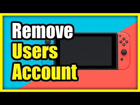 How to Delete or Remover USER account from your Nintendo Switch (Fast Tutorial)