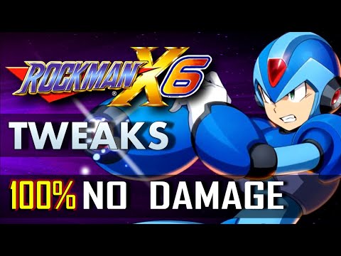 MegaMan X6: Tweaks (100% No Damage Completion Run X / Unarmored)