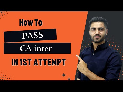 PASS CA INTER In 1st Attempt