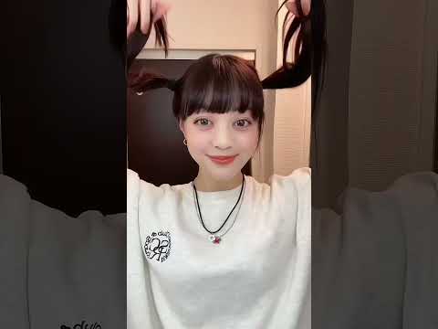 NewJeans ヘリンちゃんの流行ってるヘアやってみた！💫