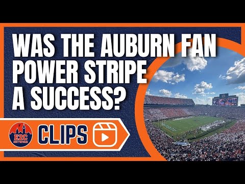 Did Auburn Football Fans Do a Good Job with the Power Stripe?