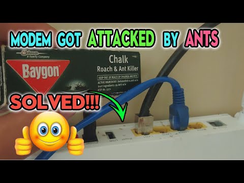 Paano Maiwasang Langgamin ang ating Modem,POE Adaptor How to Get Rid of Ants in modem