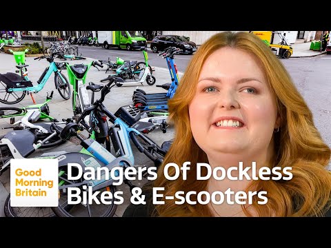 Lucy Edwards Explains the Challenges She Faces Because of Dockless Bikes and E-Scooters