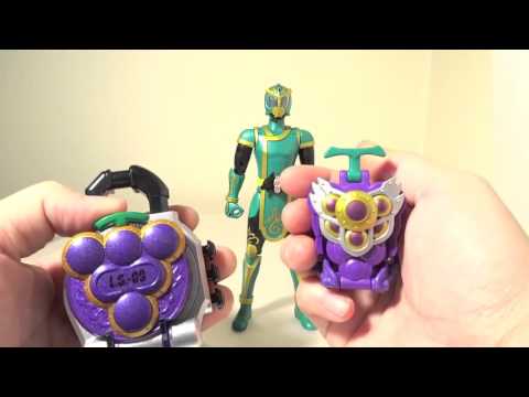 仮面ライダー鎧武 ガイム AC03 仮面ライダー龍玄 ブドウアームズ レビュー Kamen Rider Ryu gen AC03 BU DOU Arms review