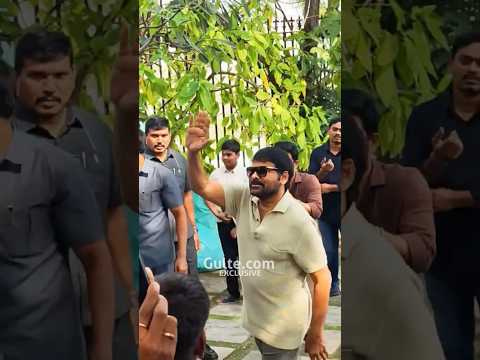 Megastar #Chiranjeevi greets fans at his home, and wishes everyone a Happy New Year! | Gulte