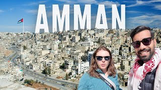 AMMAN, Jordan - Delicious JORDANIAN FOOD & FULL City Tour | Jordan Road Trip travel vlogs | EP 1