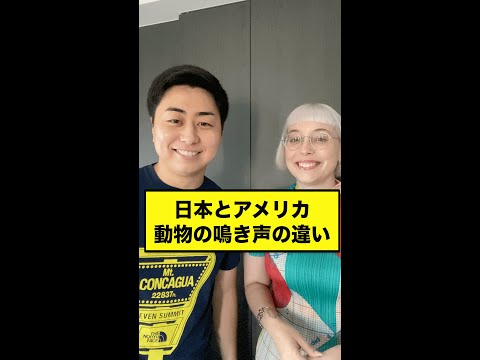 日本とアメリカの動物の鳴き声の違い#shorts20