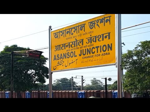 ASN, Asansol Junction railway station West Bengal, Indian Railways Video in 4k ultra HD