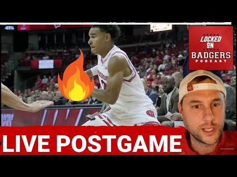 Wisconsin Badgers and Holy Cross Crusaders LIVE basketball reaction show! John Tonje shows up!