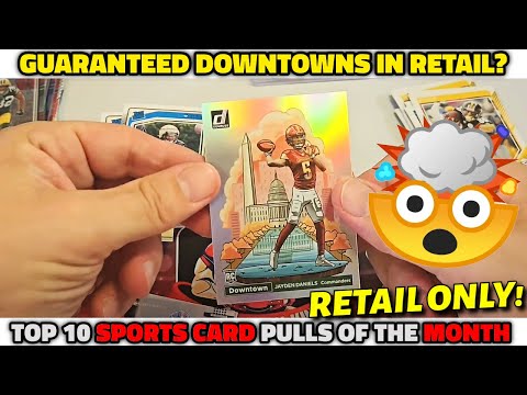 Top 10 INSANE RETAIL Sports Card Pulls of the Month [October 2024]