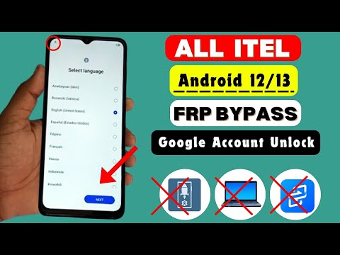 All Itel Android 12/13 FRP Bypass/Unlock - Without Activity Launcher 2024 | All Itel Frp Lock Unlock