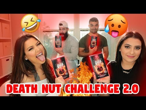 GIRLS TRY DEATH NUT CHALLENGE V2.0!!! | WORLD'S HOTTEST PEANUTS!