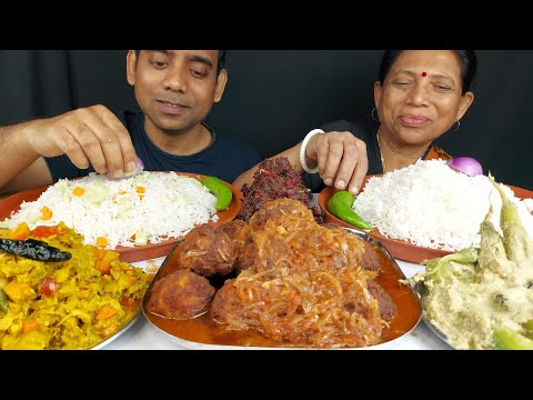 HEALTHY BENGALI LUNCH , DELICIOUS FOOD EATING SHOW