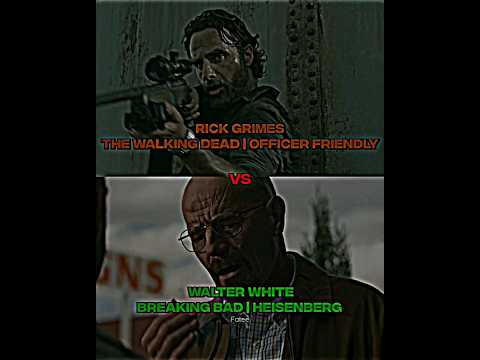 Rick Grimes Vs Walter White || Breaking bad Vs The Walking Dead ||#breakingbad#thewalkingdead#sigma