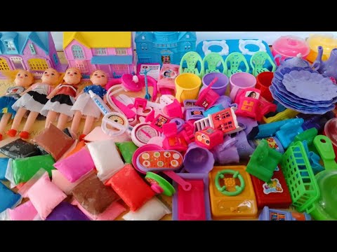 Minutes Satisfying With Unboxing Hello Kitty Sanrio Kitchen Set | Tiny Asmr Cutee Kitchen Set Review