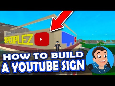 How to make a YouTube Logo in Roblox Lumber Tycoon 2