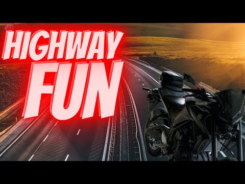 Yamaha MT-03, Little Highway Action?! (RAW SOUND)