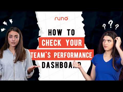 How to check your team’s performance dashboard | Web Version | Runo