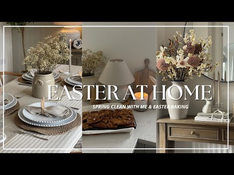 EASTER SPRING CLEAN & DECORATE WITH ME| Katie Peake