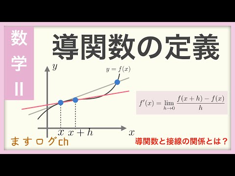 【数学2】導関数の定義