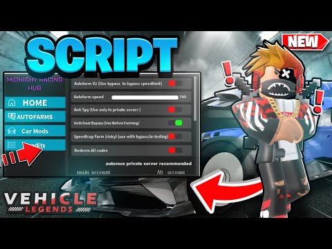 VEHICLE LEGENDS SCRIPT PASTEBIN 2023 AUTO FARM + INF MONEY SCRIPT HACK GUI