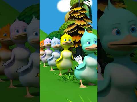 Seis Patitos 🐥 #youtubeshorts #niños #cancionesinfantiles #bebe #bailar #dance