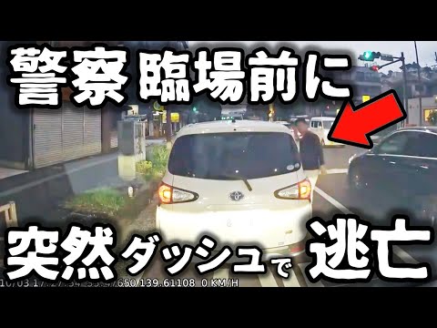 【ドラレコ】交通トラブル、警察臨場直前の逃亡（横浜）／理性崩壊の瞬間！狂人プリウスの煽り／新宿、右折禁止違反タクシー／信号無視暴走トラック