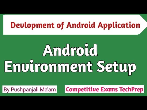 Lec - 2.1 Setting up Development Environment in Development of Android Applications in Hindi