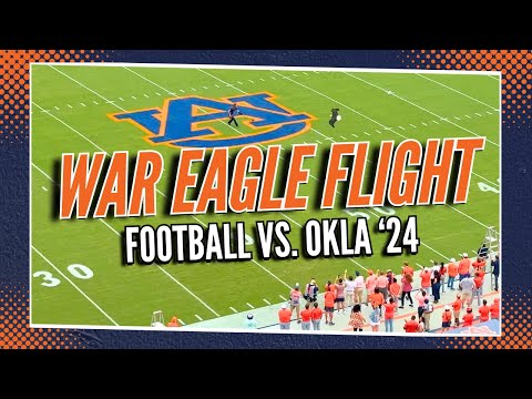 War Eagle Flight | Auburn Football vs. Oklahoma 2024 | 4K Replay