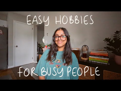 10 COZY HOBBIES FOR BUSY PEOPLE (easy, low-maintenance, fun!)