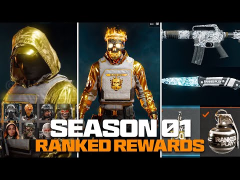 ALL Black Ops 6 Season 1 Ranked Play Rewards EARLY GAMEPLAY SHOWCASE! (Operators, Blueprints, & VPN)