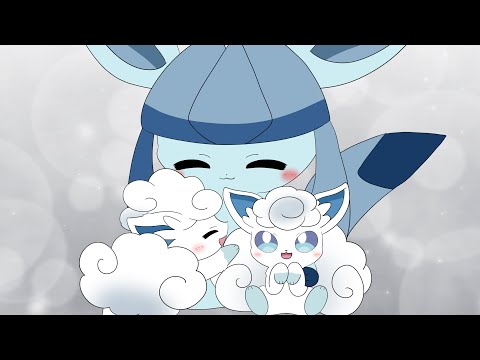 Cute, Fluffy, and Chill: Glaceon Finds Happiness (Glaceon's Day) | Pokémon Animation