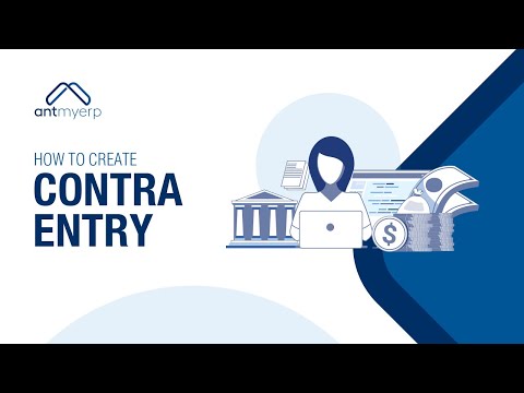 Learn How to Create Contra Entry in Finance | AntMyERP- English